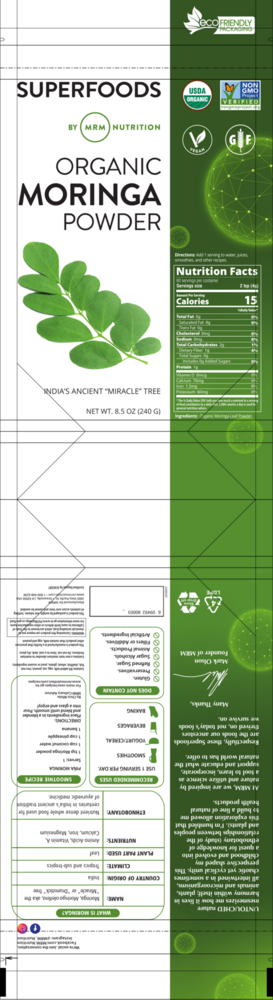 Raw Organic Moringa Leaf Powder