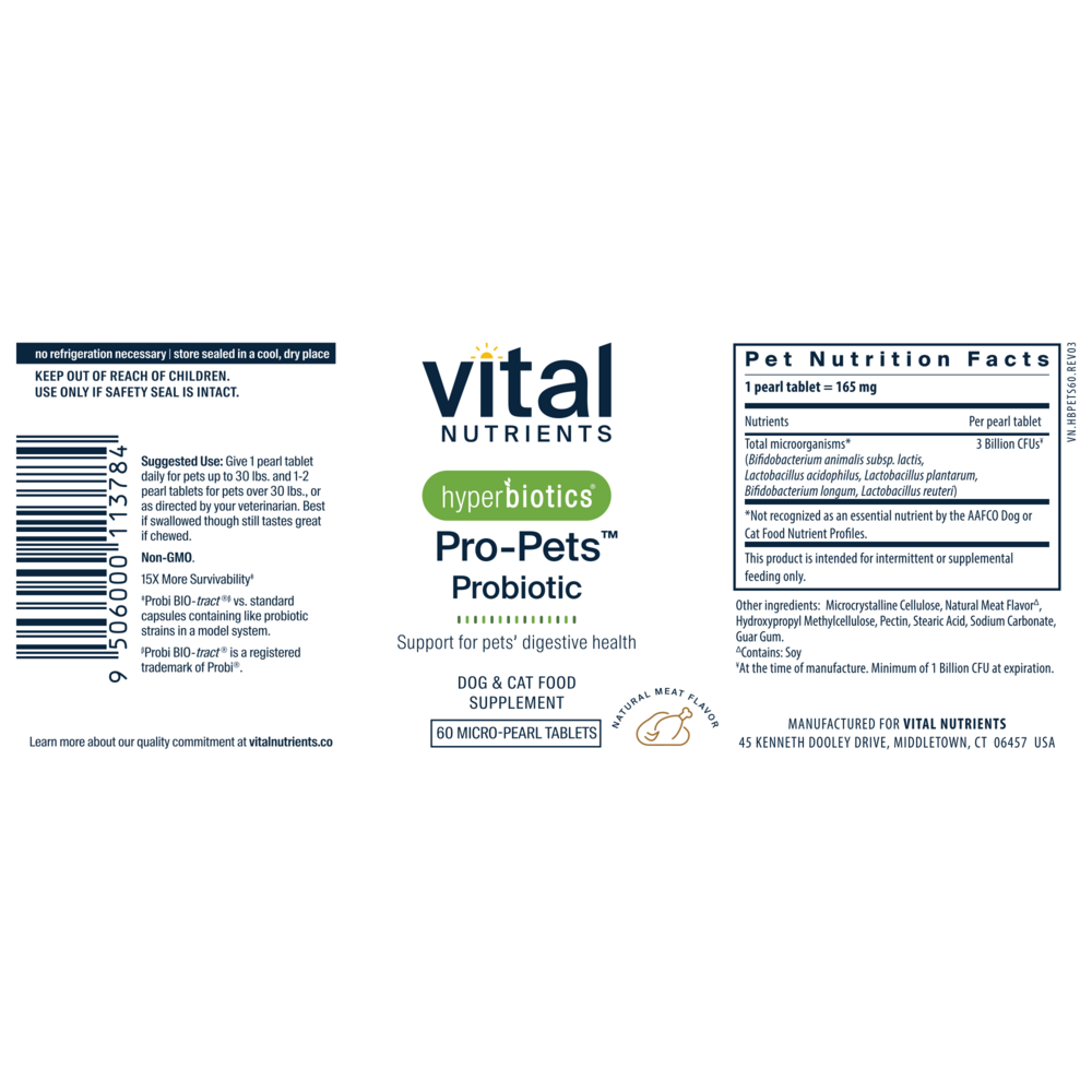 Hyperbiotics Pro-Pets™ Probiotic