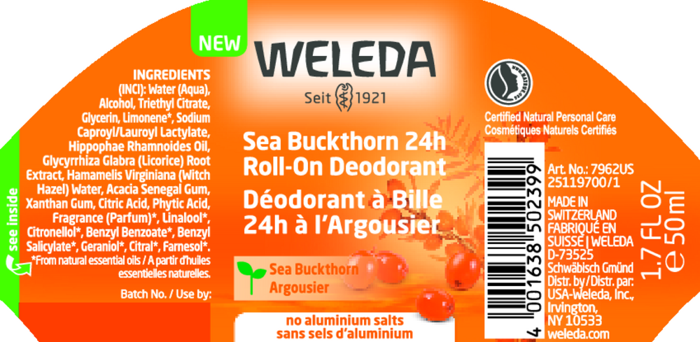Sea Buckthorn 24h Roll-On Deodorant