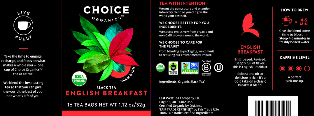 English Breakfast Tea Organic