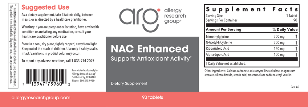 NAC/Enhanced Antioxidant Formula