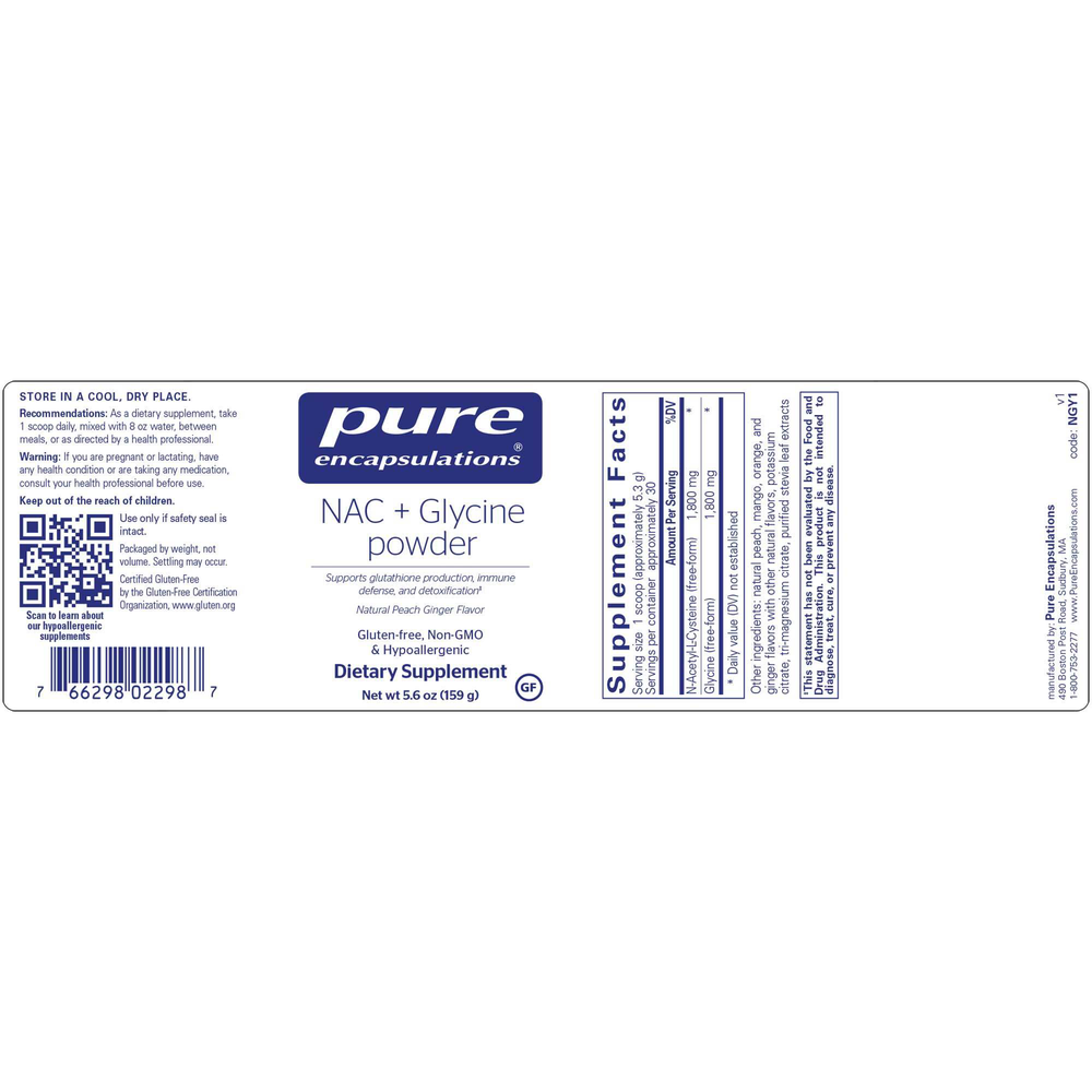 NAC + Glycine powder