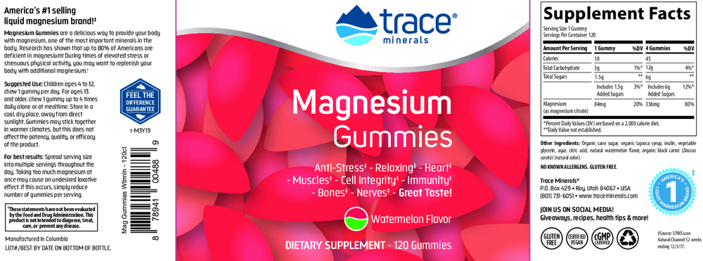 Magnesium Gummies - Watermelon