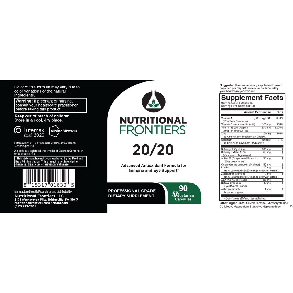 20/20 Eye Formula Capsules