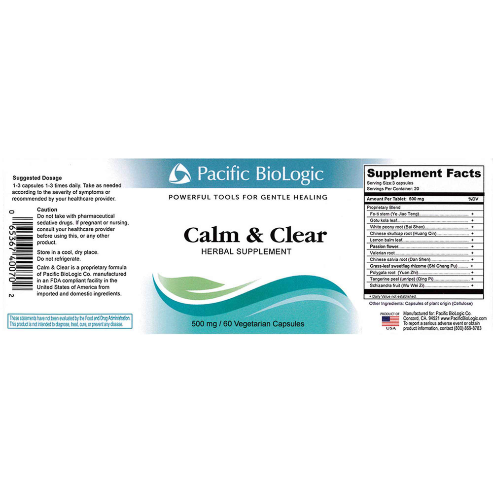 Calm and Clear