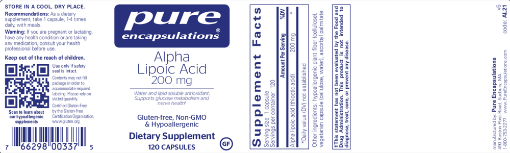 Alpha Lipoic Acid 200mg