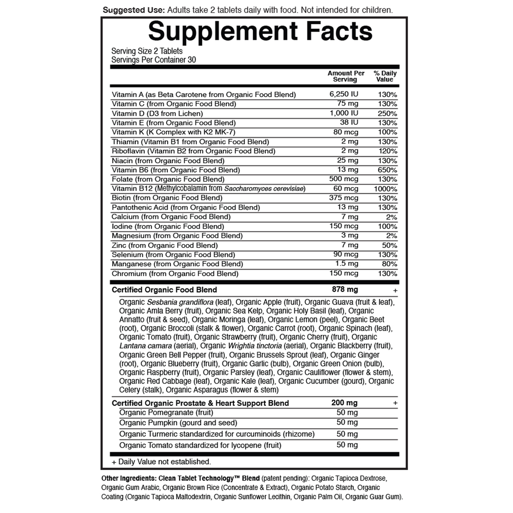 Mykind Organics Mens Multi 40+