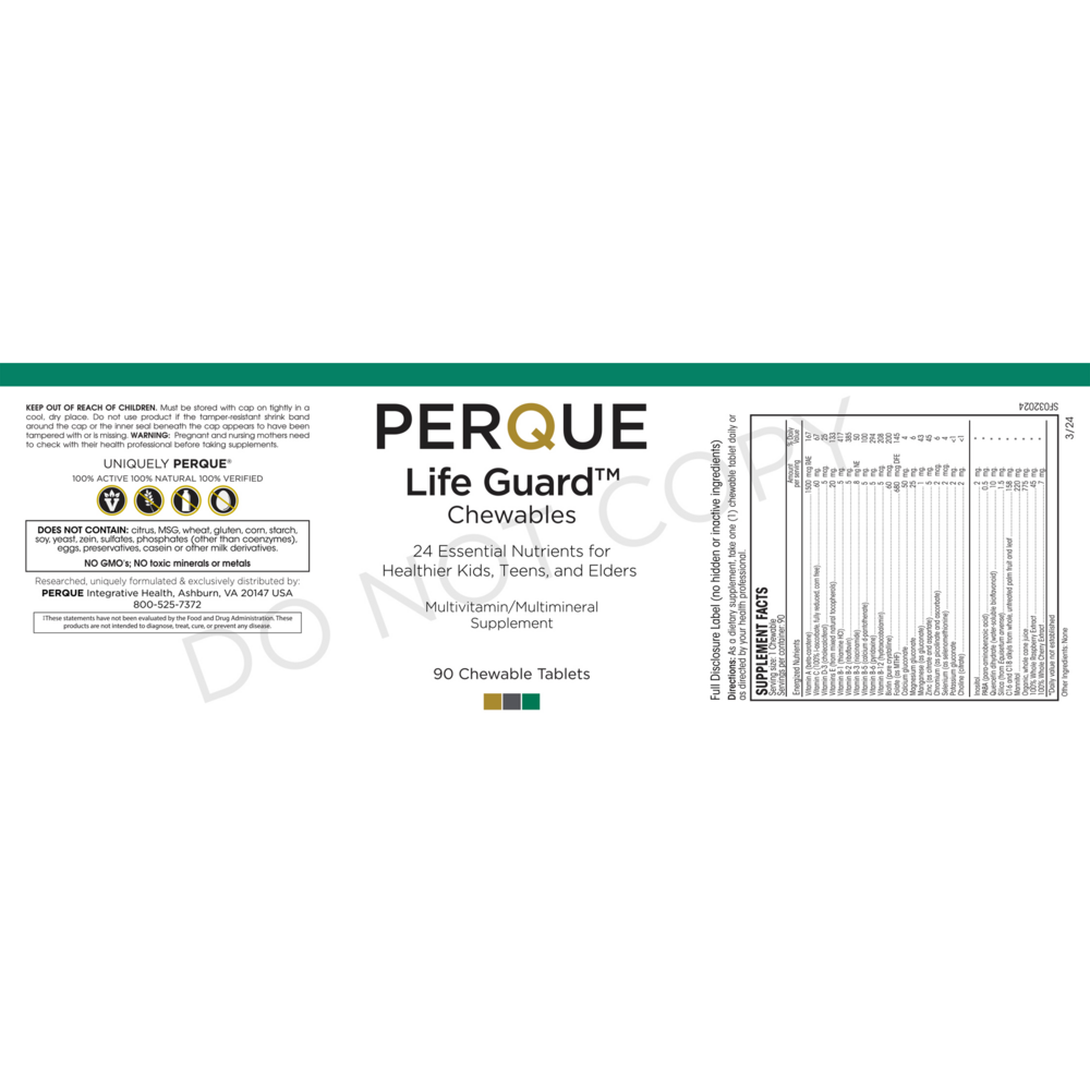 LifeGuard Chewables Cherry/Rasp