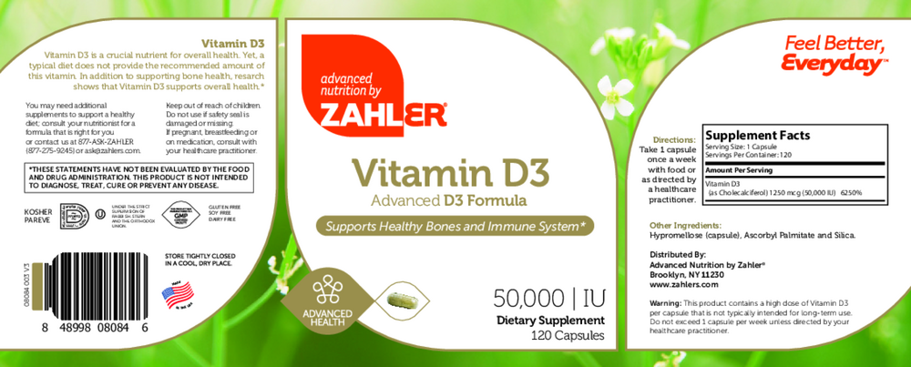Vitamin D3 50,000IU