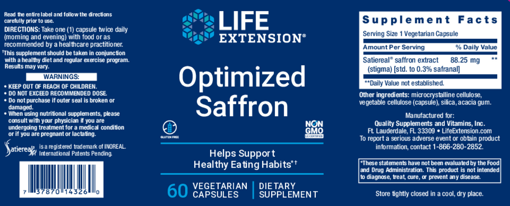 Optimized Saffron