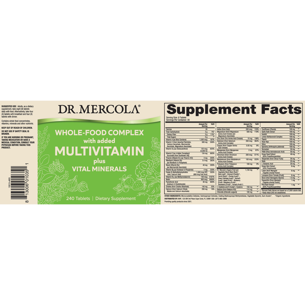 Whole Food Multivitamin PLUS