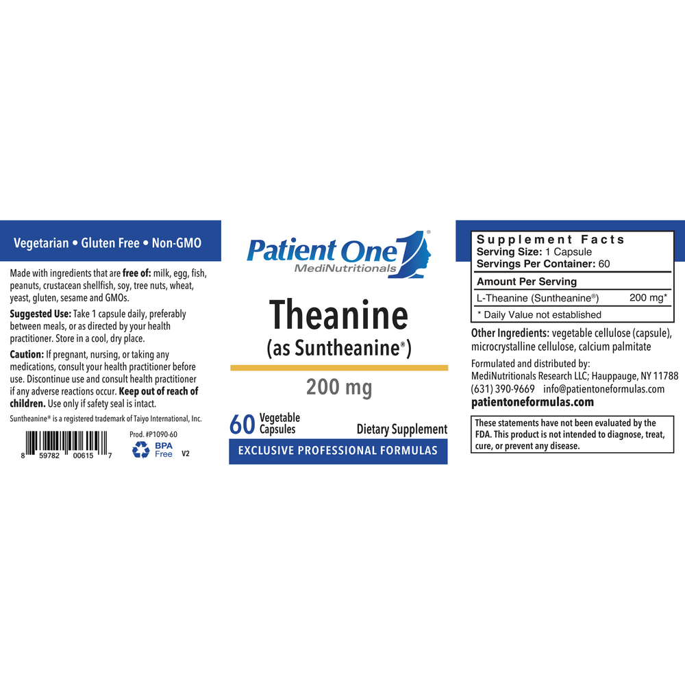 Theanine (as Suntheanine)