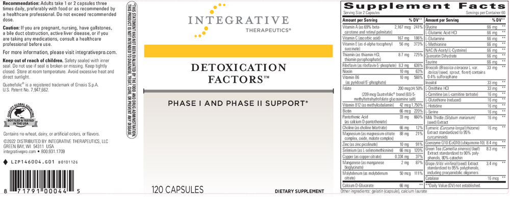 Detoxication Factors™