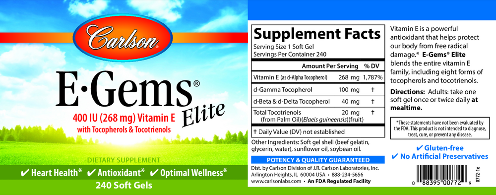 E-Gems® Elite 400IU