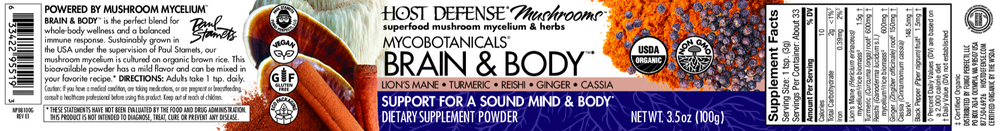 MycoBotanicals® Brain & Body™ Powder