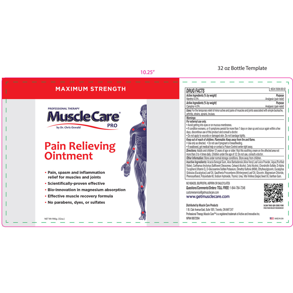 MuscleCare Pain Relieving Ointment