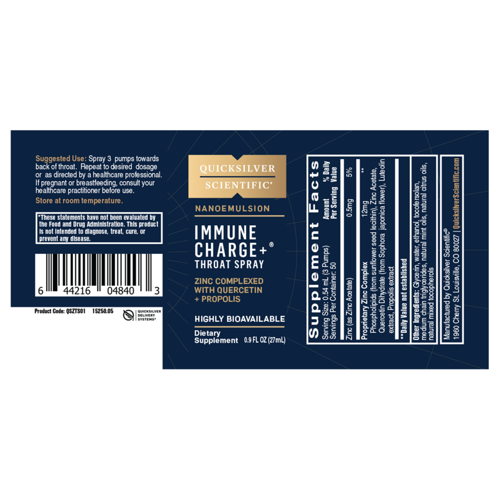 Immune Charge+ Throat Spray