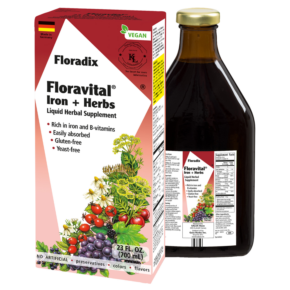 Floradix Floravital Iron + Herbs Yeast Free