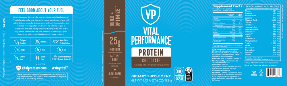 Vital Performance Protein Chocolate