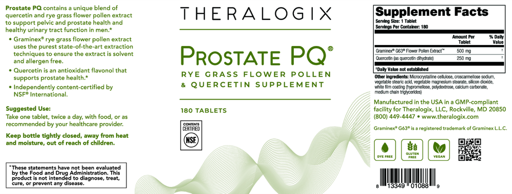 Prostate PQ® Pollen Extract Supplement (90 day supply)