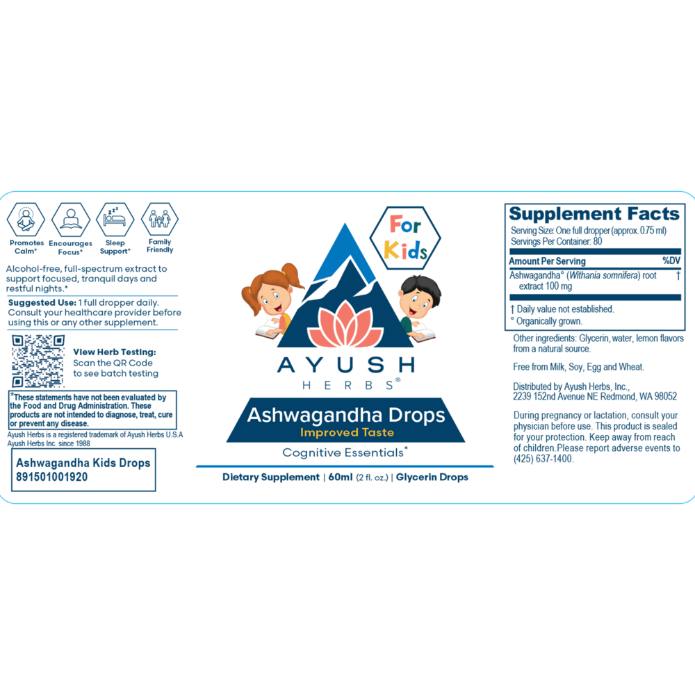 Kids Ashwagandha Drops