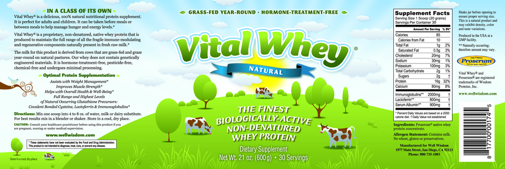 Vital Whey Natural Flavor