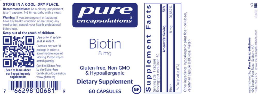 Biotin 8mg