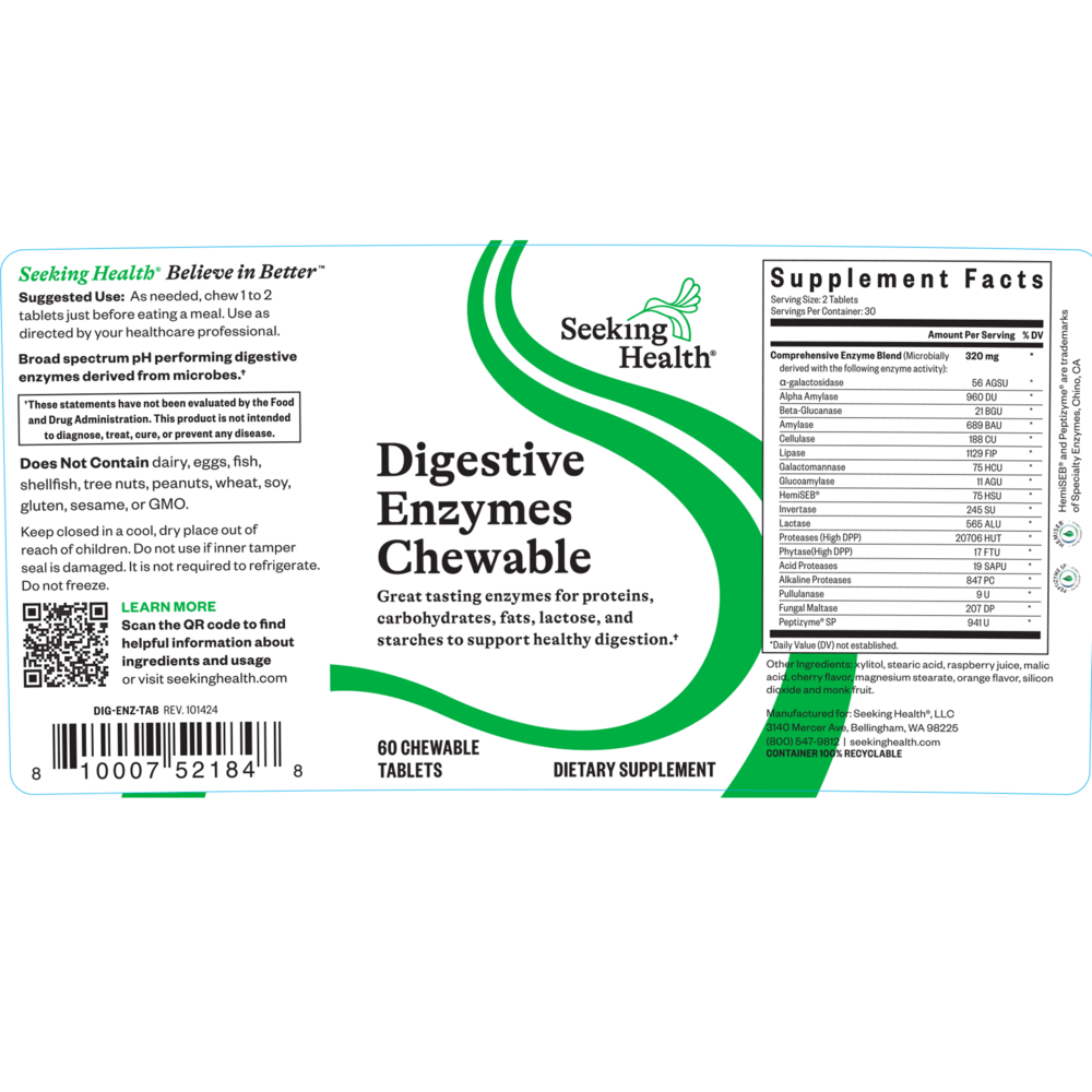 Digestive Enzymes Chewable
