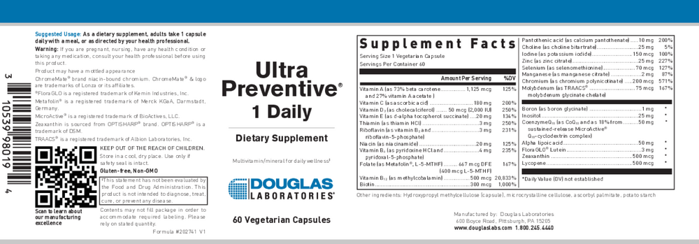 Ultra Preventative® 1 Daily