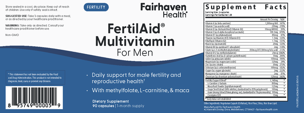 FertilAid® Multivitamin for Men