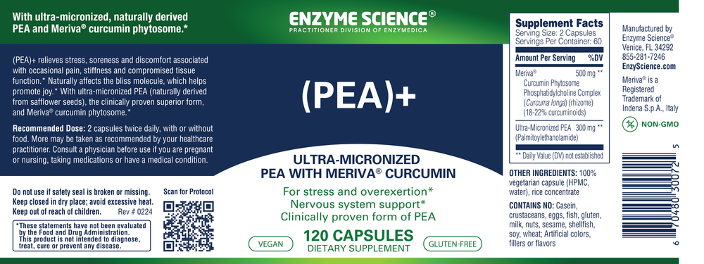 (PEA)+ With Meriva® Curcumin