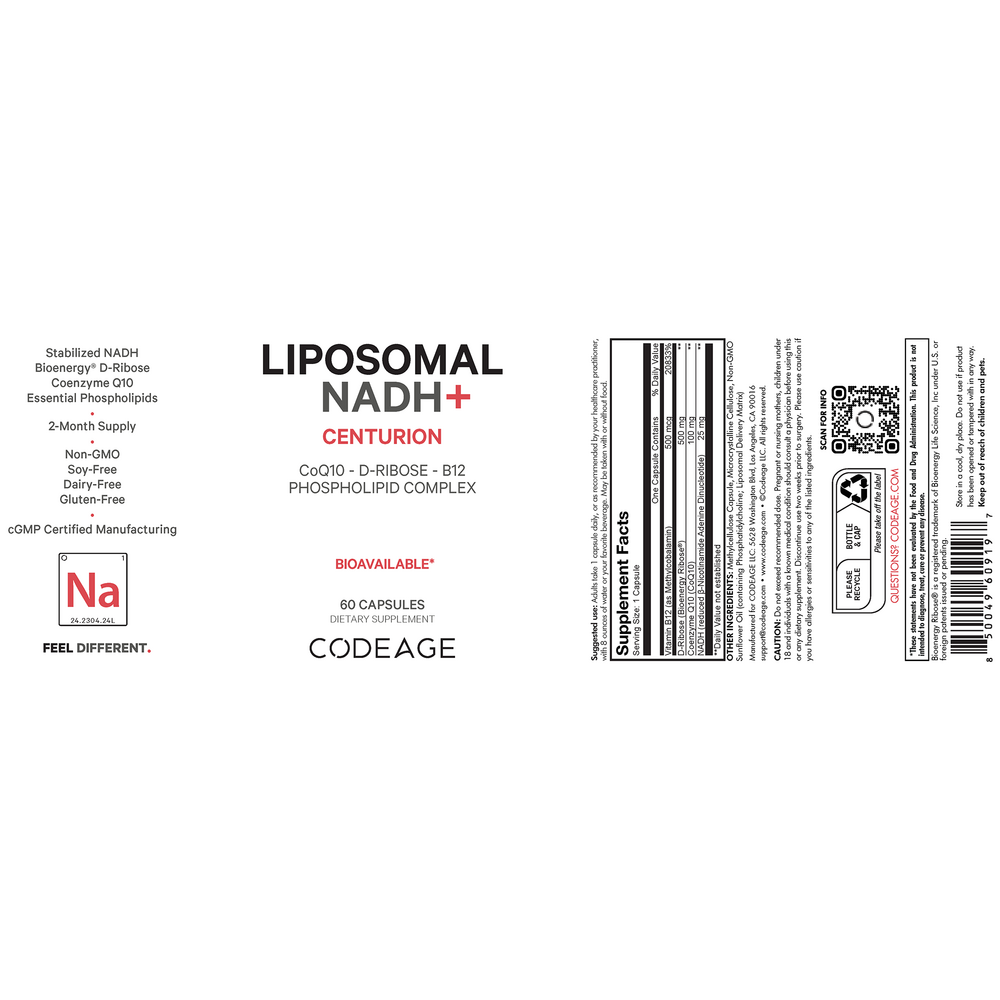 Liposomal NADH+