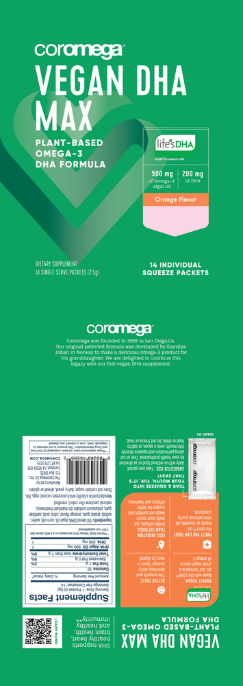 Vegan DHA MAX - Orange