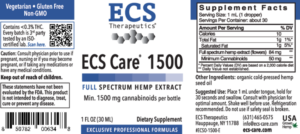 ECS Care™ 1500 Hemp
