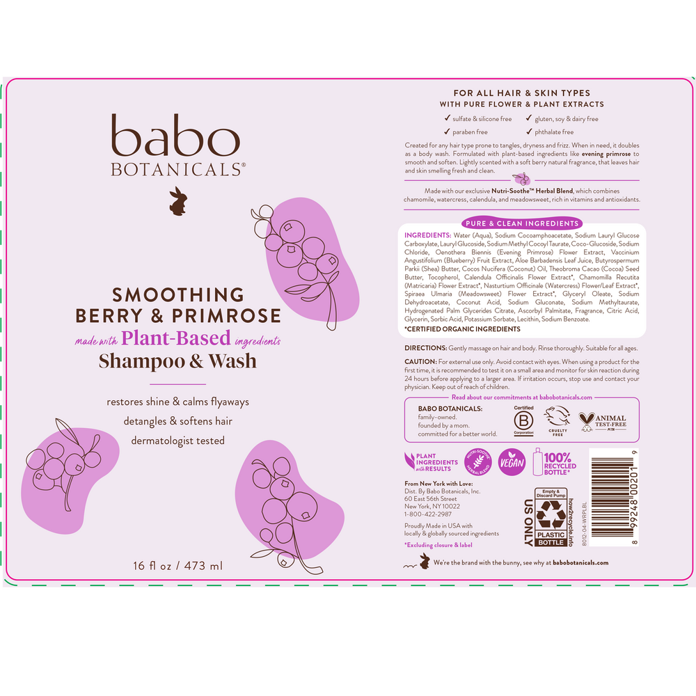 Smoothing Shampoo and Wash