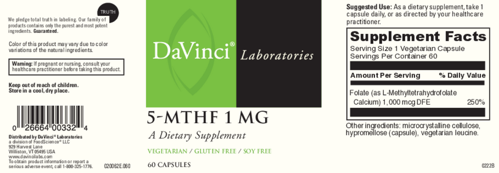 5-MTHF 1mg