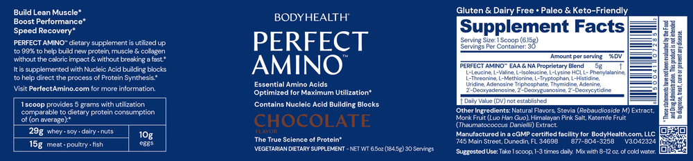 PerfectAmino Powder, Chocolate