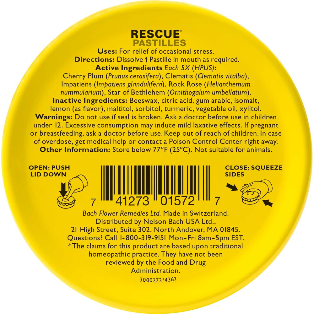 Rescue Pastilles Lemon