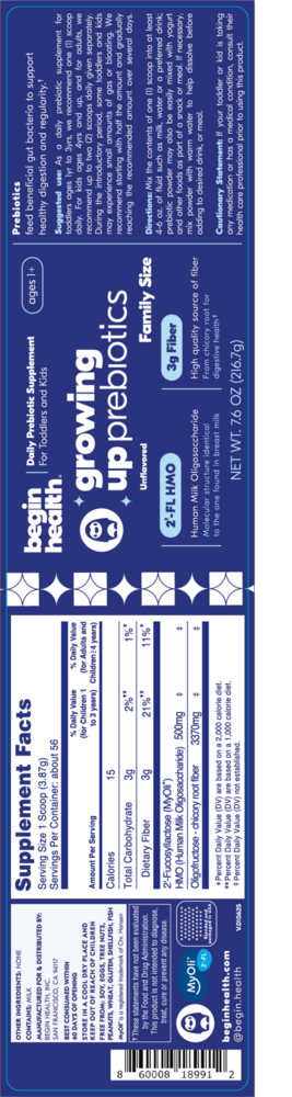 Growing Up Prebiotics Family Jar