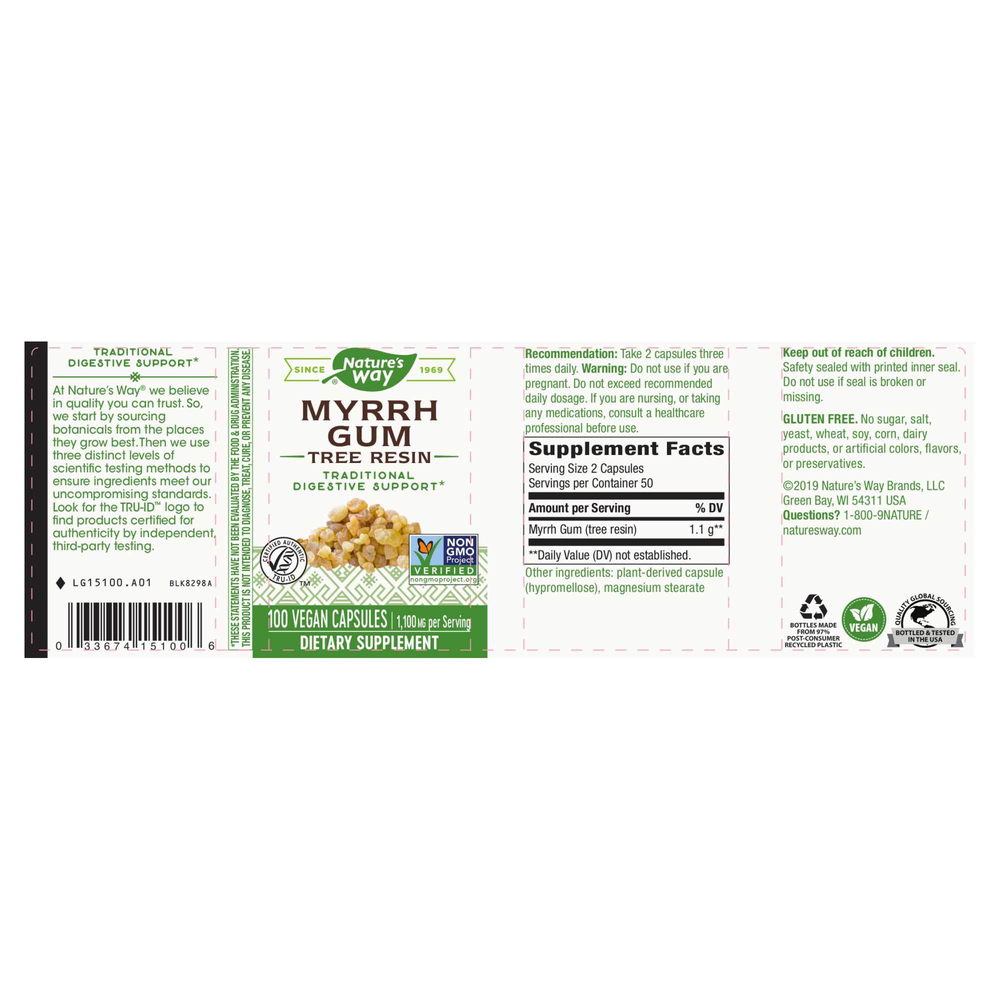 Myrrh Gum Tree Resin