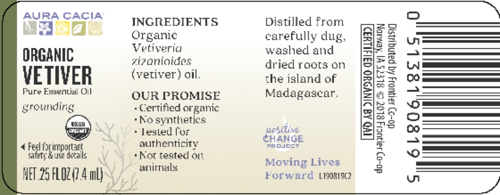 Vetiver, Organic Essential Oil
