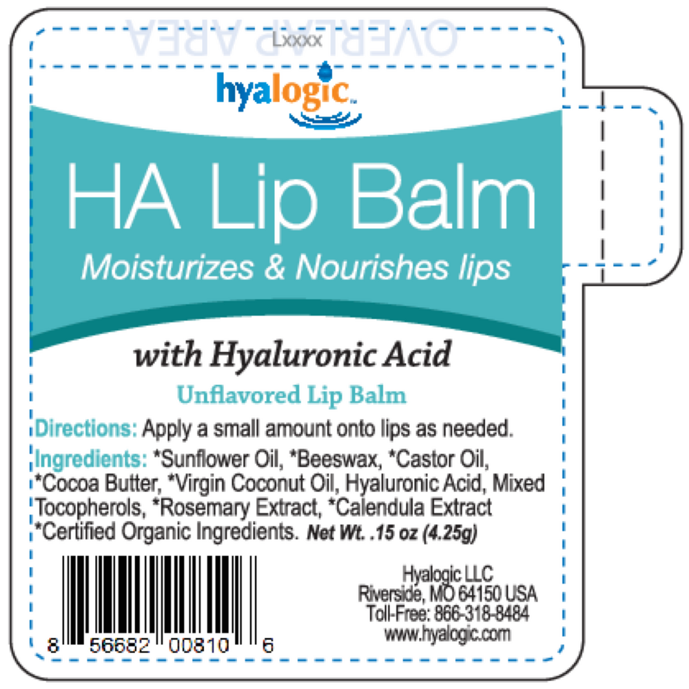 HA Lip Balm Tube - Certif Organic