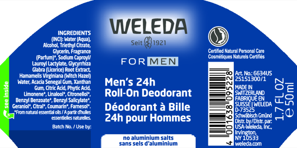 Men 24h Roll-On Deodorant