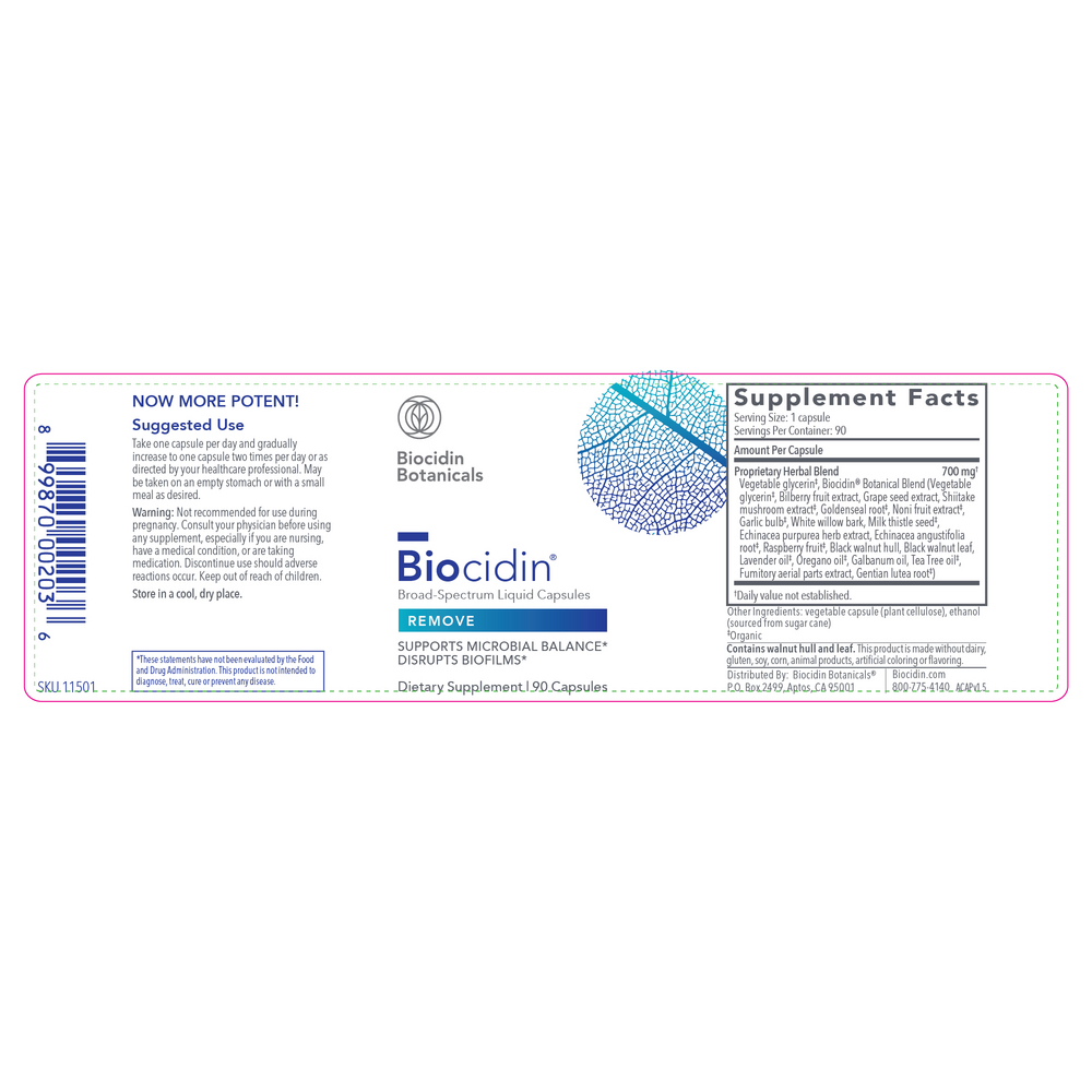 Biocidin® Capsules - Potent Broad Spectrum