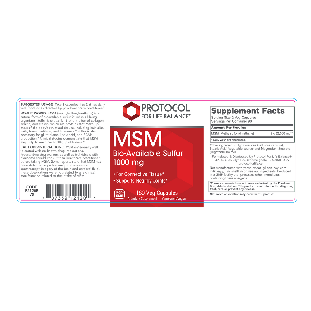 MSM Bio-Available Sulfur