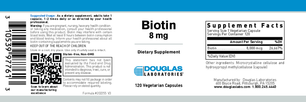 Biotin 8mg