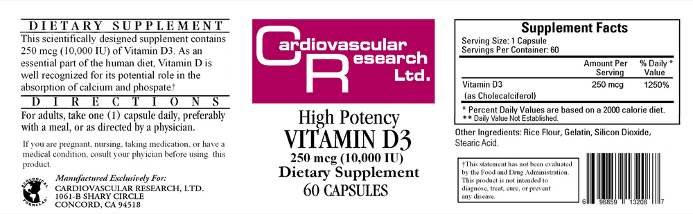 Vitamin D3 10,000iu