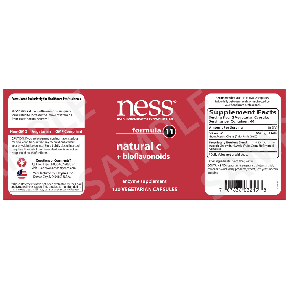 Formula 11, Natural C + Bioflavonoids