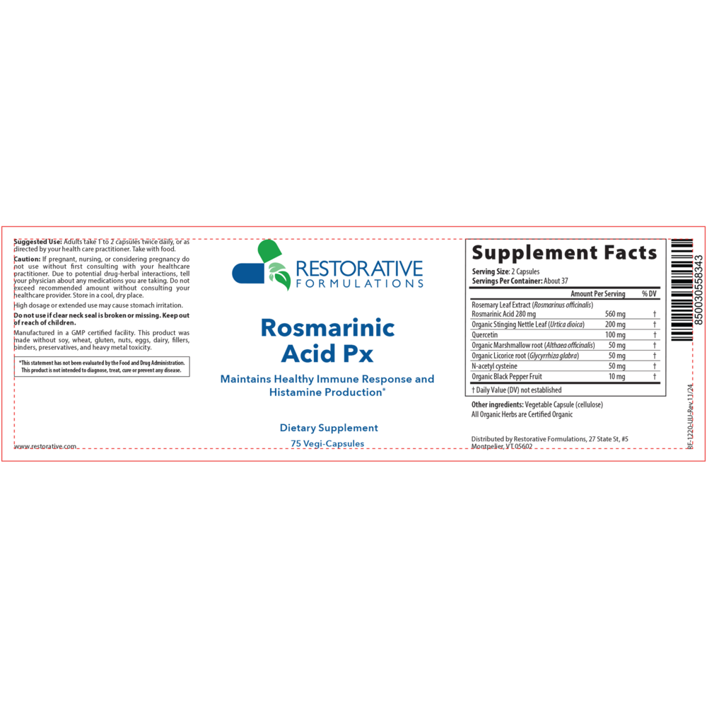 R-Hist Px (Rosemarinic Acid)