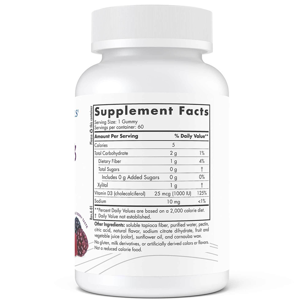 Zero Sugar Vitamin D3 Gummies